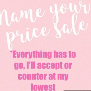 Accepting all reasonable offers, NEW items listed daily SALE